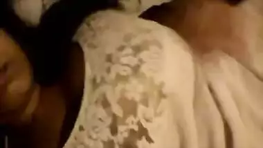 Tired Desi girl wants to sleep but boyfriend is keen to film porn video