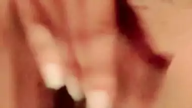After School I Cum While Is Home My Narrow Wet Pussy Close Up