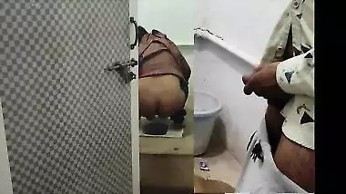 Bhabhi Caught Devar Masturbating Secretly Watching Her In Bathroom Pissing Then She Fucked Hard