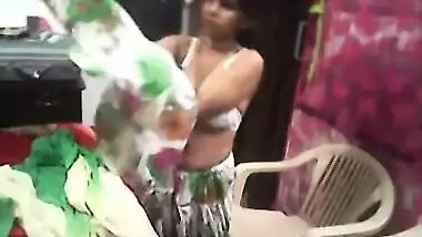 Cute Indian Girl Wearing Cloths after Sex