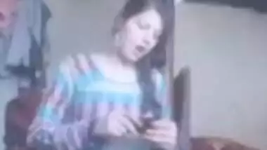 kashmir gal stripes salwar full nude show to bf mms part 2