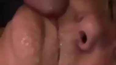 My stepgrandma really enjoyed after along time with my penis she suck my cock a