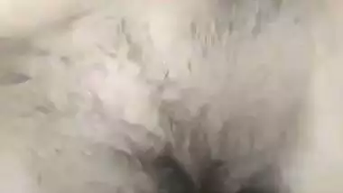 Husband fingering wife pussy harder before fucking