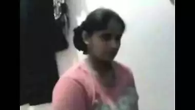 Bengali sex movie scene of a glamorous legal age teenager stripping for her lover on cam