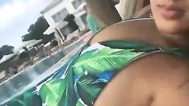 Desi Babe Nikesha Patel in sexy getup