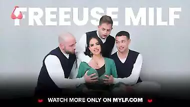 GotMylf - Horny Stud Bursts Huge Load Of Cum On His Naughty Stepmom Rachael Cavalli's Huge Tits