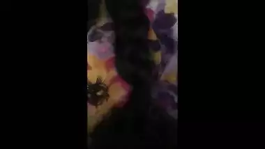 indian wife holding hubby erect cock