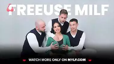 Mylf - Irresistible Tattooed Milf Anna Bell Peaks Squirts During Hardcore Pounding With Young Dick