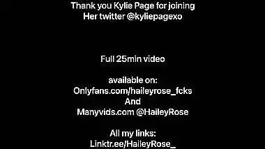 Kylie Page POV Threesome with busty Latina amateur couple IG: @HaileyRosevisuals (FIXED VERSION)