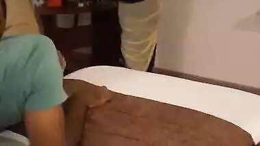 Desi very famous hot Chennai bhabhi romance infront of husband must watch new part 1