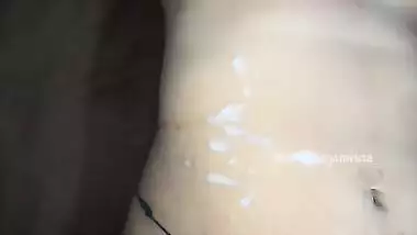 Indian Desi Cute Cunt Lacatating Bhabhi Fingering Tight Pussy, Got Massage & Cumshot From Lover With Breast Milk Scene