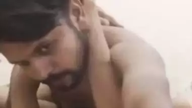 Desi male copulating with his dazzling Desi XXX wife for MMS movie