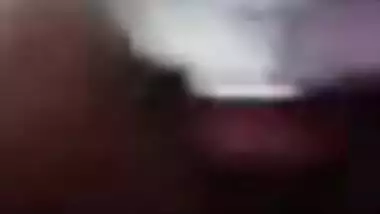 Whorish wife with mask is fucked by her XXX lover in Desi homemade porn