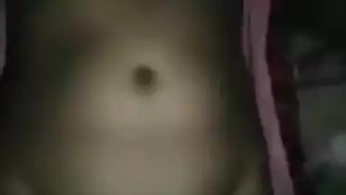 Before sex Indian hubby records tits and XXX pussy of obedient wife
