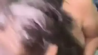 An 18-year-old teen sucks her wild lover’s dick in teen sex