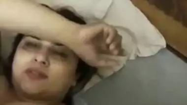 Chunky Desi wife with huge XXX tits is captured on camera by hubby