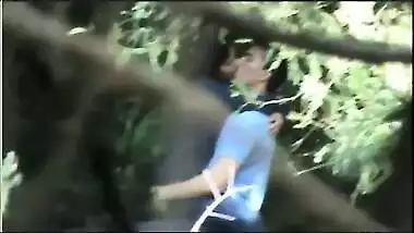 Outdoor sex scandal of college angel caught on hidden webcam by classmate