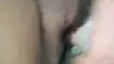Punjabi Bhabhi Masturbating With Cucumber