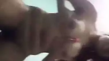 Hot MMS video of amateur Desi couple that has a XXX quickie close-up