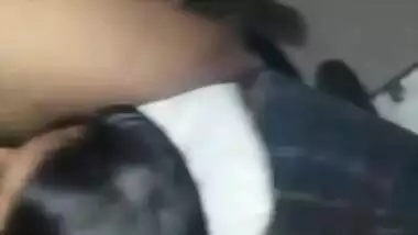 Desi woman practices XXX sex with drunk boy in the sixty-nine pose