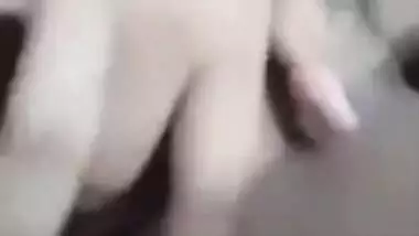 Desi Boudi with black hair does XXX porn of herself fingering her pussy