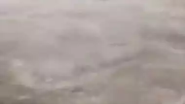Kaira Nisha does a boobflash beside the highway