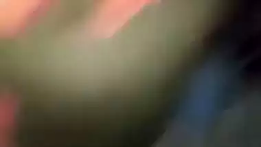 Wife romance and sex with husband with video call to lover