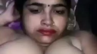 Super busty Indian wife tiny pussy show