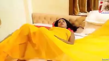 Captivating Indian adult model with pleasure takes part in photo sessions