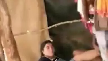 Husband caught unsatisfied wife she fuck with lover in barn, scandal Desi mms