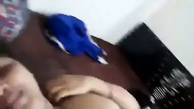 Big boob desi aunty sex MMS with her servant