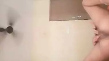 Young girl fingering hard