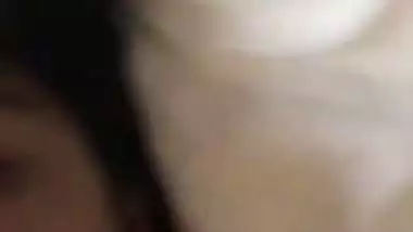 Big boob Bangali girl gives a boobjob to her lover