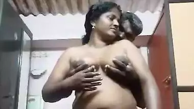 Desi Village lady with Fathrinlw