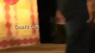 Desi dancer performs her XXX show but guy is touching melons and snatch