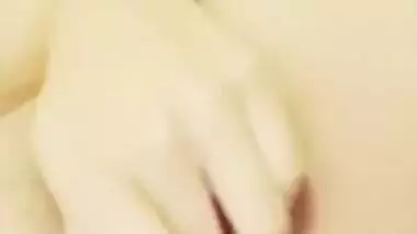 Cute girl fingering
