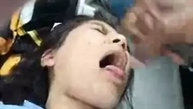 Indian didn't want nut in her face so I shoved it down her mouth..... add my Instagram fatzchargedup74