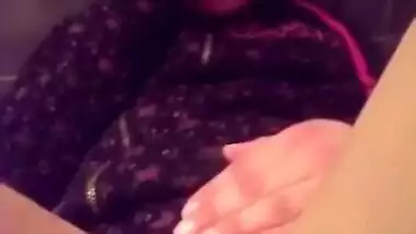 Desi skinny sucks a XXX tool and masturbates her sex vagina on camera