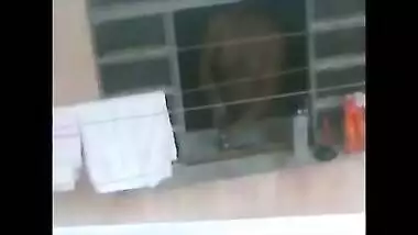 Naked Indian Aunty Cooking In Her Kitchen