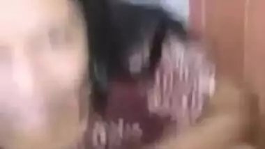 Indian wife pissing on selfie web camera episode