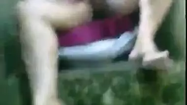 Indian Busty Housewife Exposing Her Pussy Sitting Outside Her House