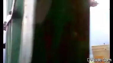 Desi girl nude bathing neighbor boy recording by hidden cam