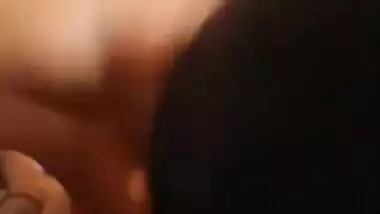 Point of view XXX video where Desi possessor of juicy tits sucks dick