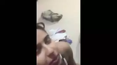 Indian blue film of a teen giving a nice blowjob and getting cum on face