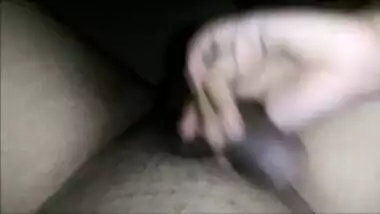 wife playing with cock