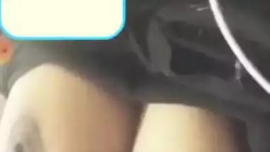 Girl with big boobies performs sex show rubbing own hard perky nipples