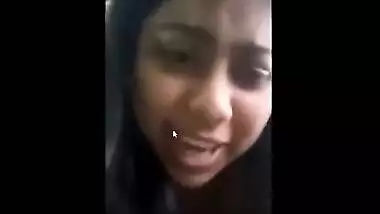 Boyfriend is out of town so he convinces Indian girl show sexy XXX curves