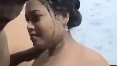 Wife wet boob sucking and sex in bathroom with her