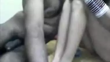 desi newly wed couple in cum